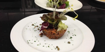 Naturhotel - Bio-Küche: Glutenfreie Kost möglich - Laax GR - Gemüsetartar aus unserer Bio-Küche - Biohotel Ucliva