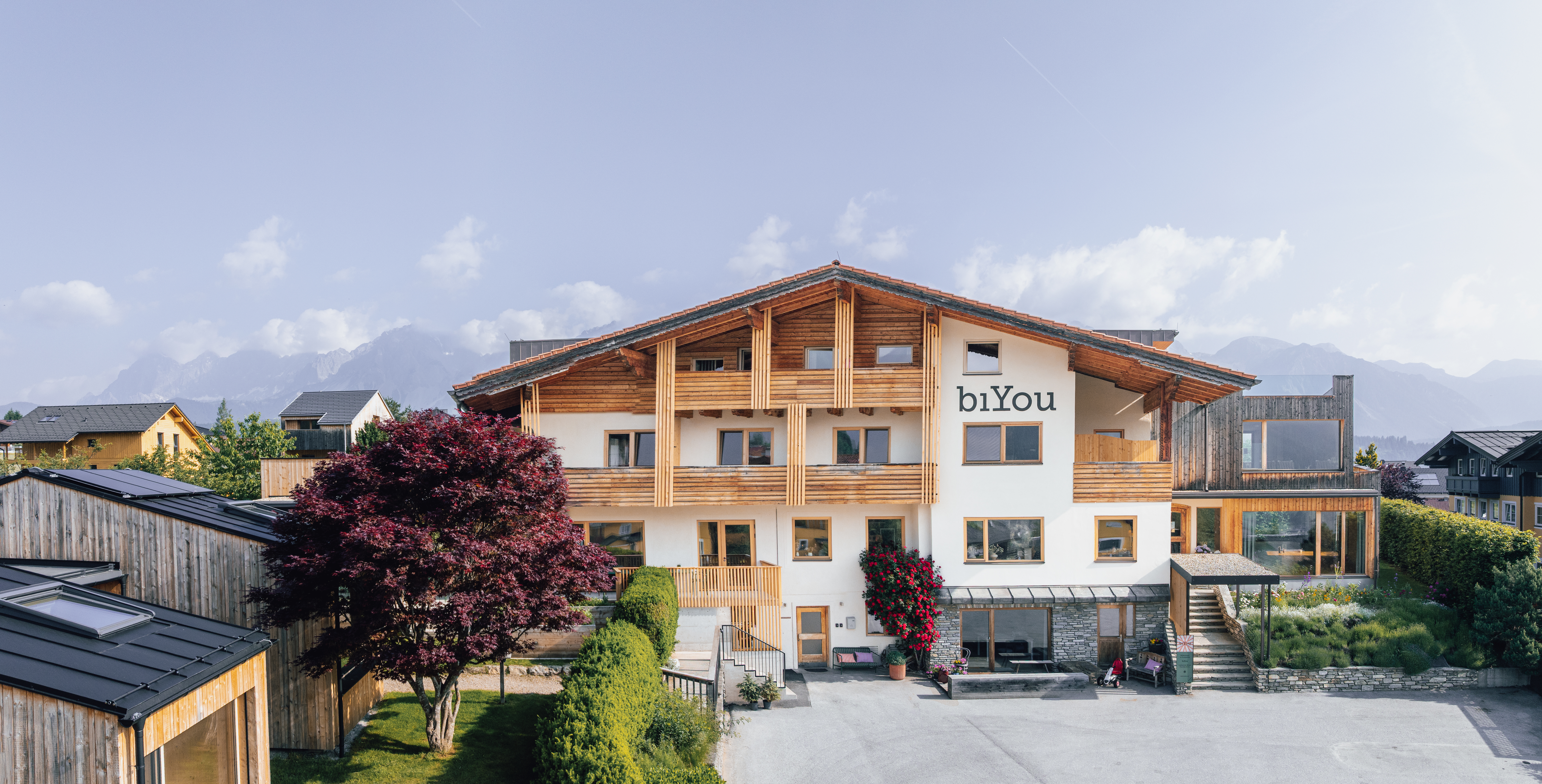 Biohotel - Hotelansicht außen - Ecoquartier biYou
