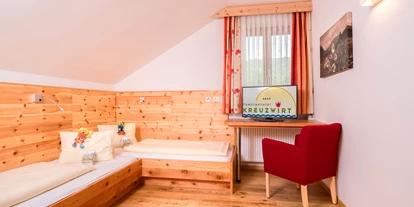 Nature hotel - Zertifizierte Naturkosmetik - Drußnitz - Kinderzimmer - Erika - BIO-Kinderhotel Kreuzwirt