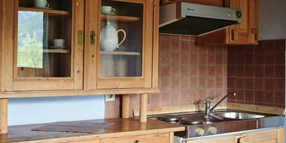Nature hotel - Preisklasse: € - Unterfeichten - Küchenzeile im großen Apartment - Naturhaus Lehnwieser