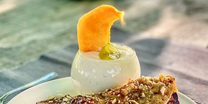 Naturhotel - Bio-Küche: Laktosefreie Kost möglich - Provence-Alpes-Côte d'Azur - bio-veganes Dessert - Abriecosy