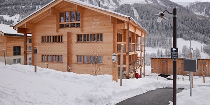 Naturhotel - Bio-Restaurant (nur für Hotelgäste): Restaurant für Hotelgäste - Brienzwiler - Berglodge Goms im Winter - Berglodge Goms