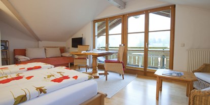 Naturhotel - Familienzimmer - PLZ 6992 (Österreich) - Vegetarisches Bio-Hotel Oberstaufen-Steibis - Berghüs Schratt