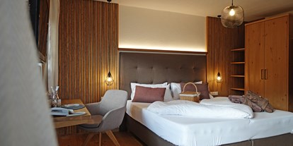 Naturhotel - Ferienwohnungen - PLZ 82404 (Deutschland) - Unser neues Panorama-Doppelzimmer Wildrose lädt zum Verweilen ein.  - moor&mehr Bio-Kurhotel