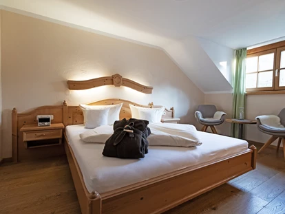 Nature hotel - Wärmerückgewinnung - Hof (Inzing) - Komfort-Doppelzimmer Holunder ohne Balkon. - moor&mehr Bio-Kurhotel