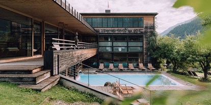 Nature hotel - Auszeichnung / Zertifikat / Partner: Gesicherte Nachhaltigkeit - Austria - Naturhotel Chesa Valisa AlpinSPA im Sommer - Das Naturhotel Chesa Valisa****s