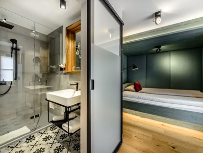 Nature hotel - Gesundheitsanwendungen - Amtzell - Einzelzimmer mit Alkoven-Bett - BIO-Adler im schönen Allgäu
