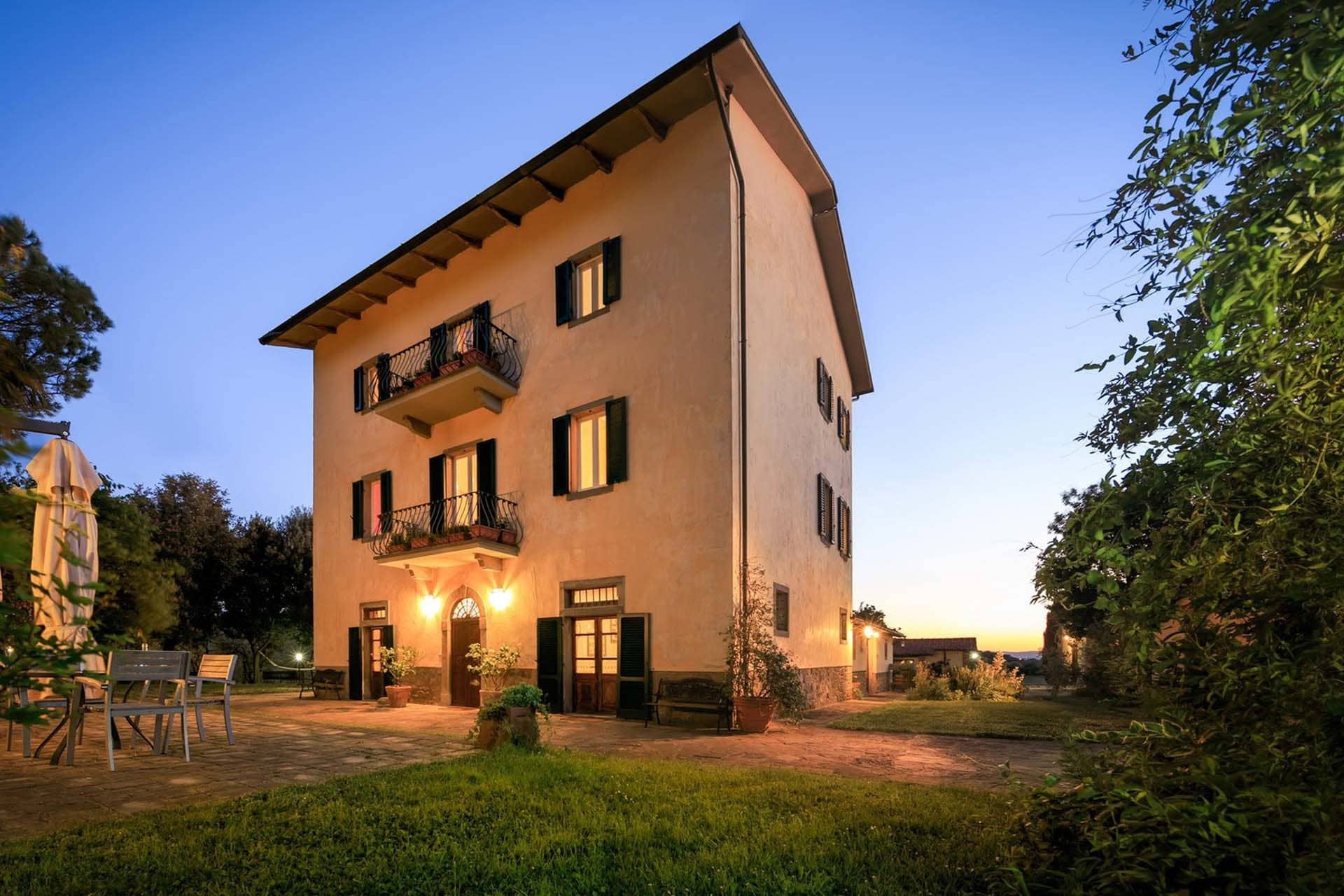 Biohotel - BIO HOTEL La Pievuccia: Haus mit Garten - La Pievuccia