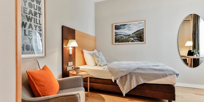 Naturhotel - Energiesparmaßnahmen - Frankfurt am Main - BIO HOTEL Villa Orange: Einzelzimmer Classic - Villa Orange