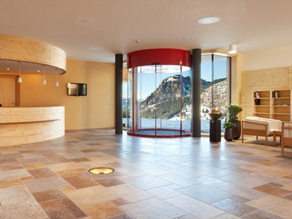 Naturhotel - auch für Familien mit Kindern - Schwabsoien - Lobby - Biohotel Mattlihüs in Oberjoch