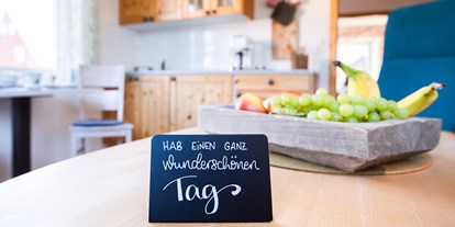 Naturhotel - Bio-Küche: Laktosefreie Kost möglich - Deutschland - Appartement Meeresleuchten - Haus AnNatur Bio Pension und Appartements