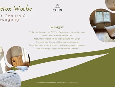 Biohotel: Detox Woche FLUX Biohotel - FLUX Biohotel im Werratal