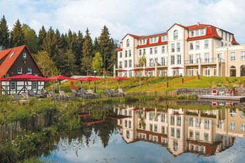 Biohotel: Hotelteich des Spa- und Wellnesshotels - Naturresort Schindelbruch