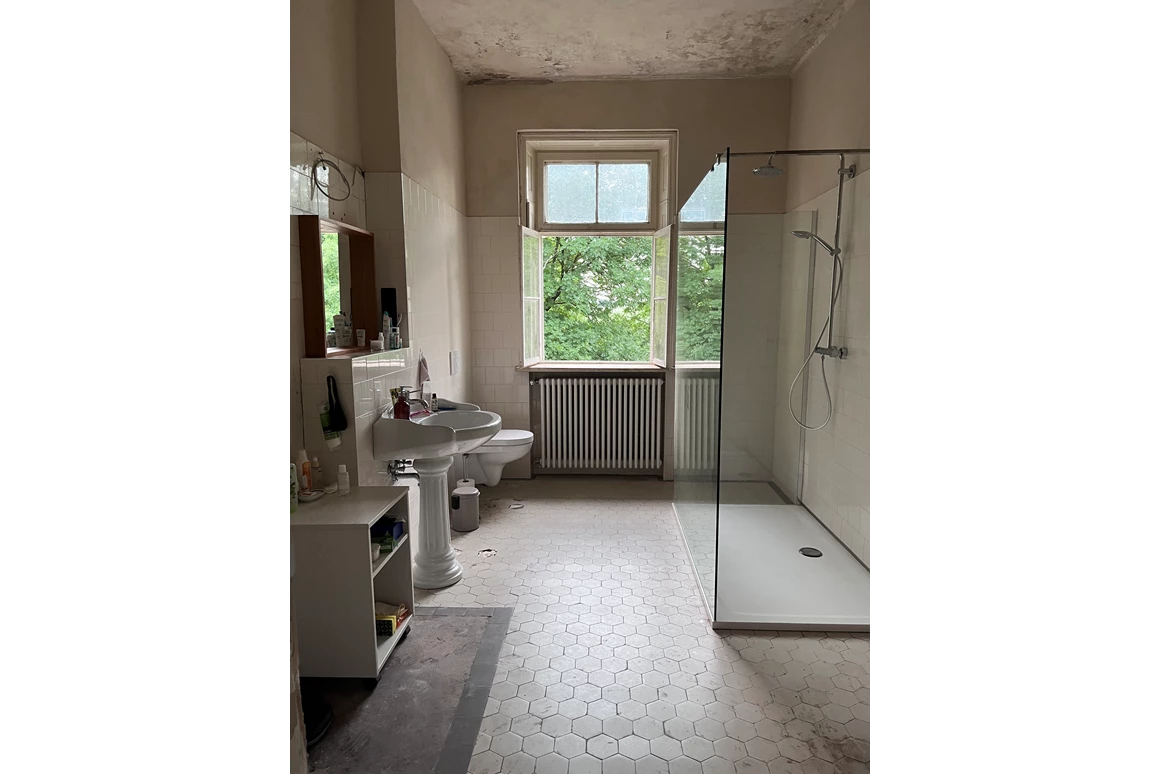 Biohotel: Gästebad  - Gut Manderow
