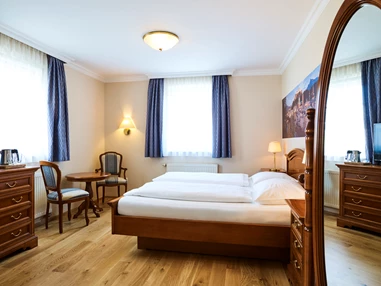 Biohotel: Doppelzimmer Standard - Das Grüne Hotel zur Post - 100% BIO