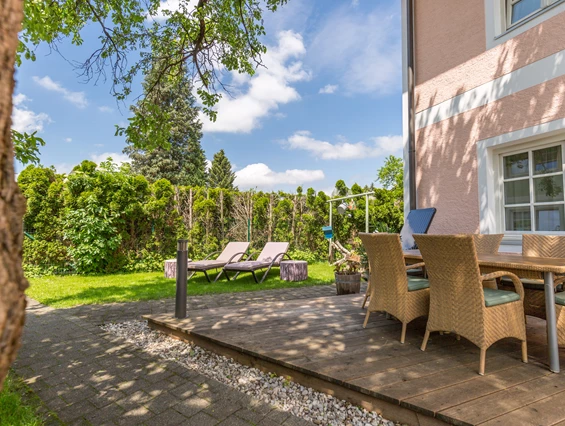 Biohotel: Garten und Terrasse  - Das Grüne Hotel zur Post - 100% BIO