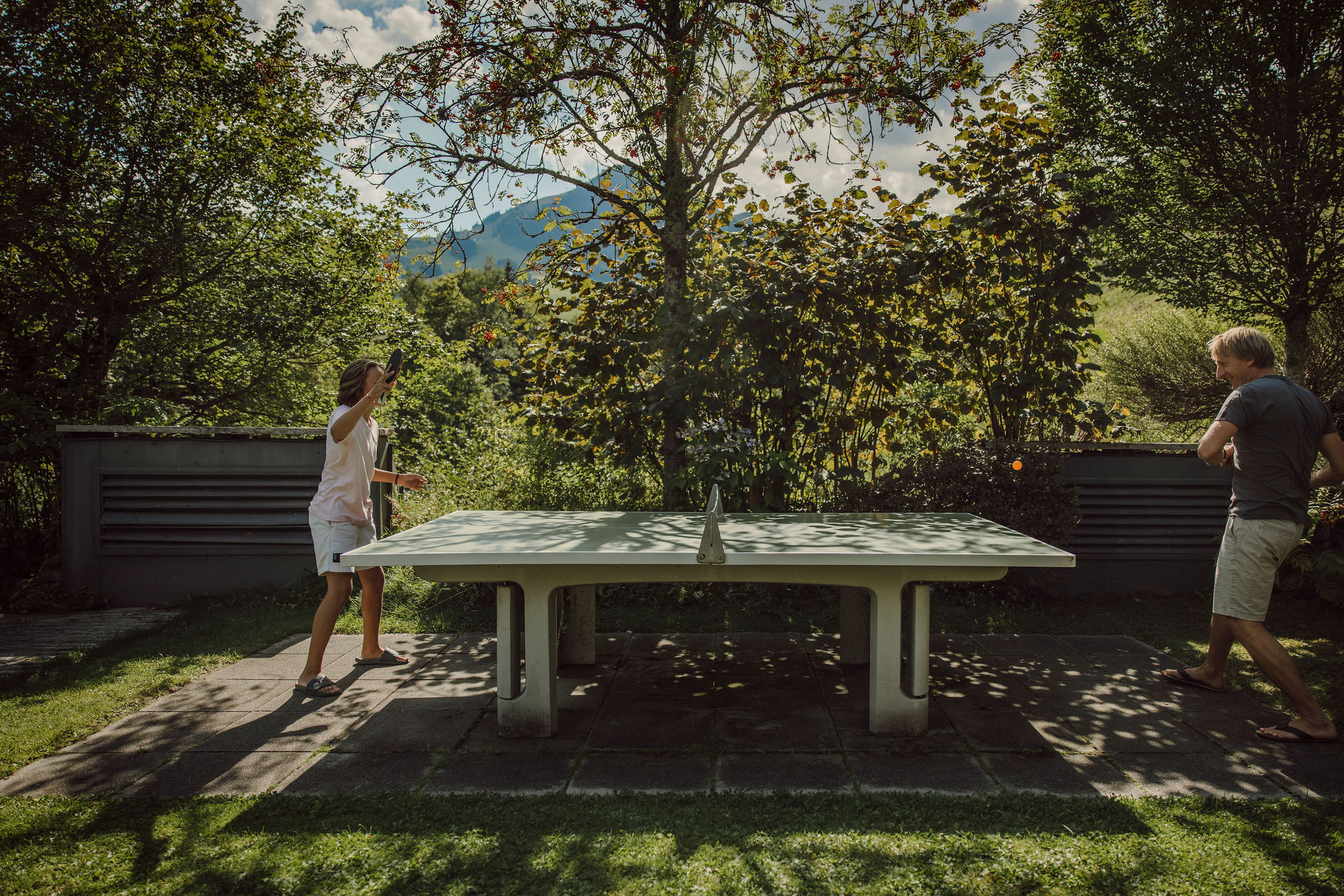 Biohotel: Tischtennis Vater & Sohn - Familien- & Gartenhotel Theresia****S