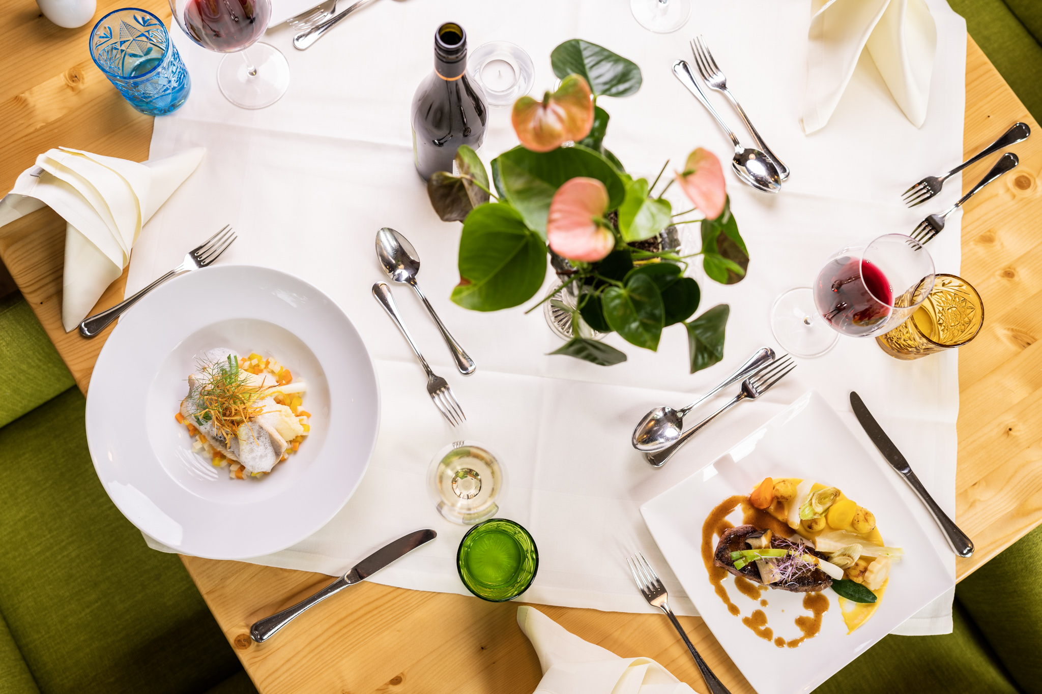 Biohotel: Feines aus der biozertifizierten Grüne Haube-Küche - **** Naturhotel Ortners Eschenhof