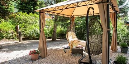 Naturhotel - Wassersparmaßnahmen - Entspannung im Sonnenpavillion - **** Naturhotel Ortners Eschenhof