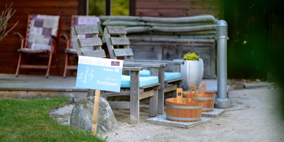 Naturhotel - Wassersparmaßnahmen - Kneippen im Naturhotel - **** Naturhotel Ortners Eschenhof