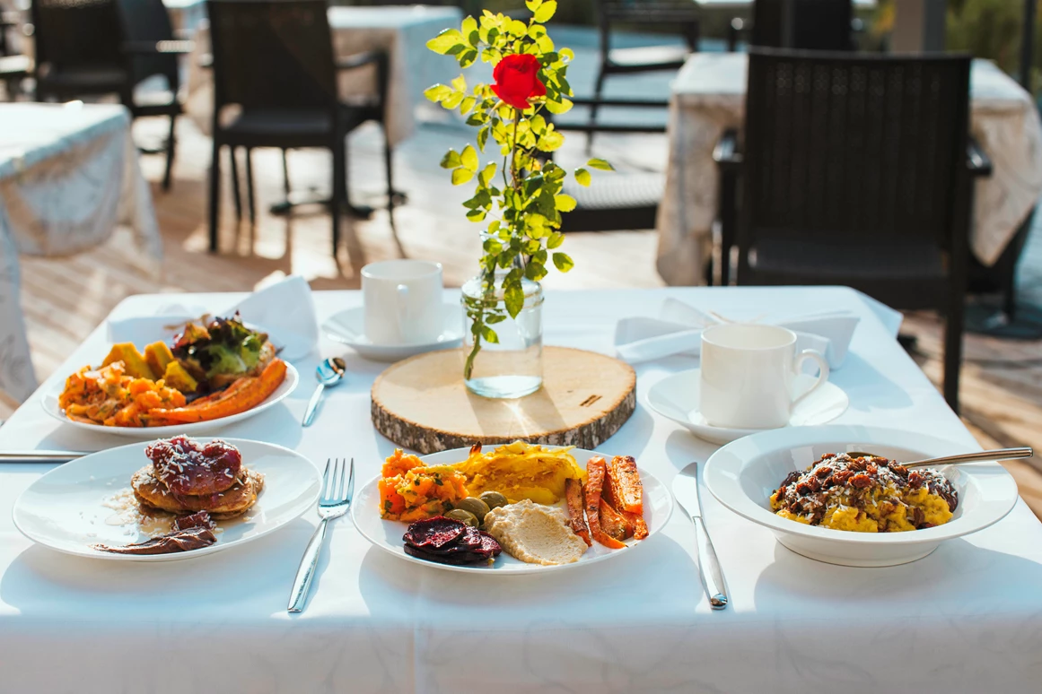 Biohotel: Veganes Frühstück vom Buffet - Vegan Hotel LA VIMEA
