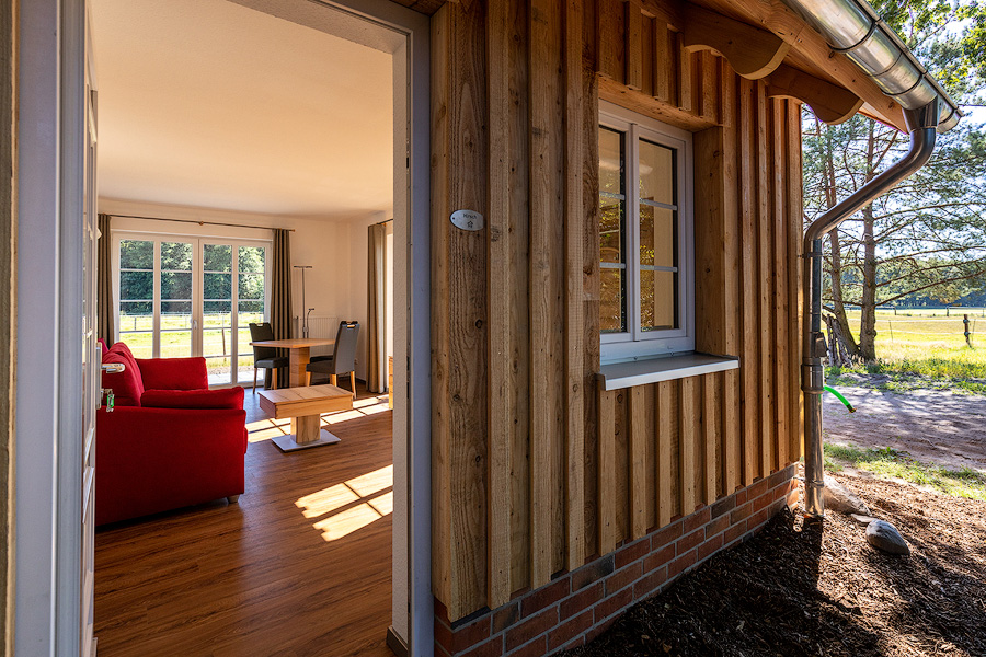 Biohotel: Eingang Natur-Suite Neues Landhaus im Bio-Hotel TraumzeitHof - Bio-Hotel TraumzeitHof