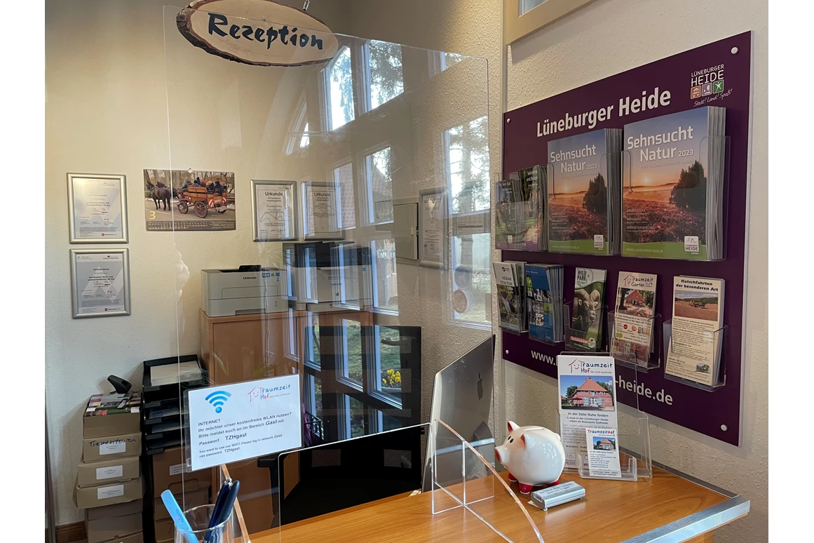 Biohotel: Bio-Hotel TraumzeitHof - Rezeption - Bio-Hotel TraumzeitHof - Naturotel