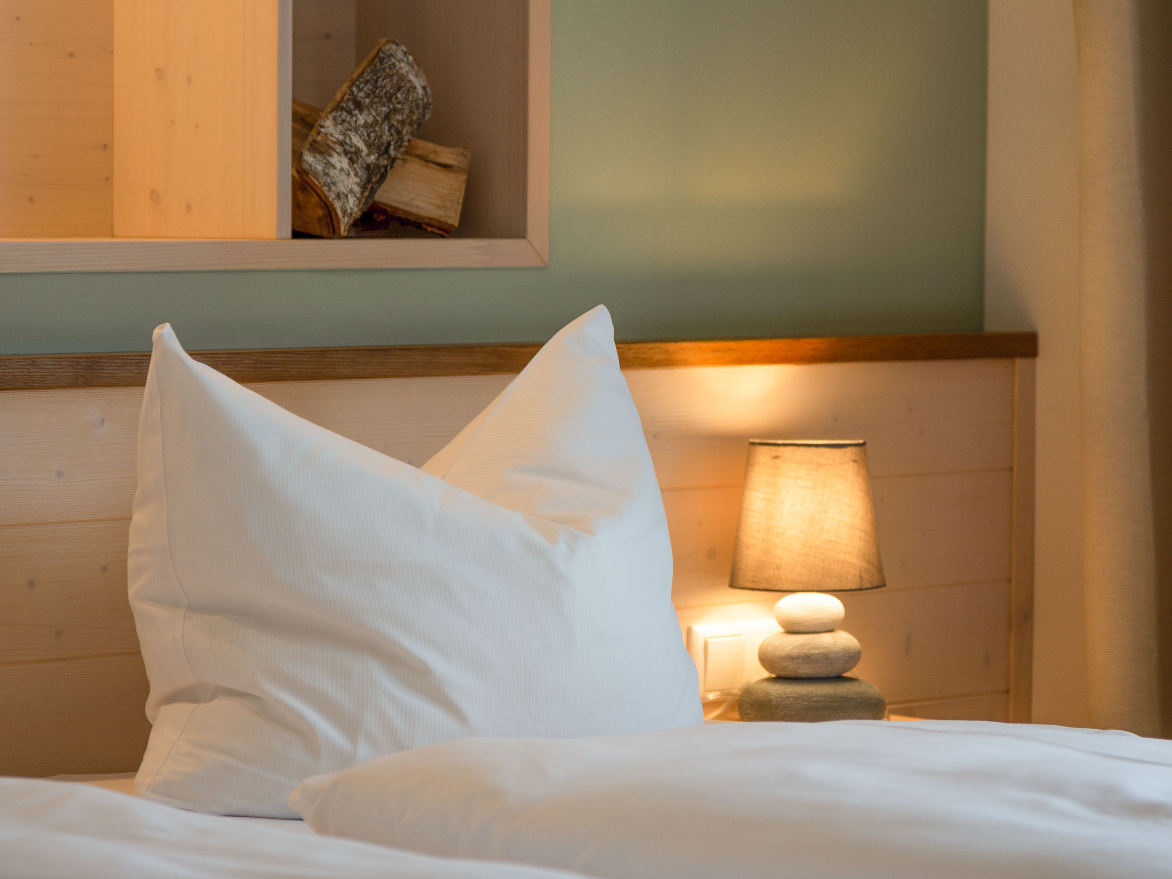 Biohotel: Detailfoto Bett - BE BIO Hotel be natural