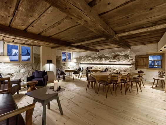 Biohotel: Der historische "Käskeller" ist Raum und Begegnung und Austausch - Biohotel Oswalda Hus