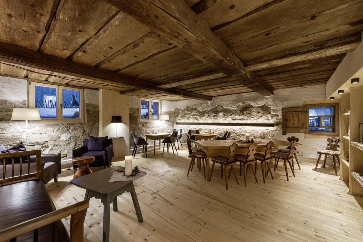 Biohotel: Der historische "Käskeller" ist Raum und Begegnung und Austausch - Biohotel Oswalda Hus