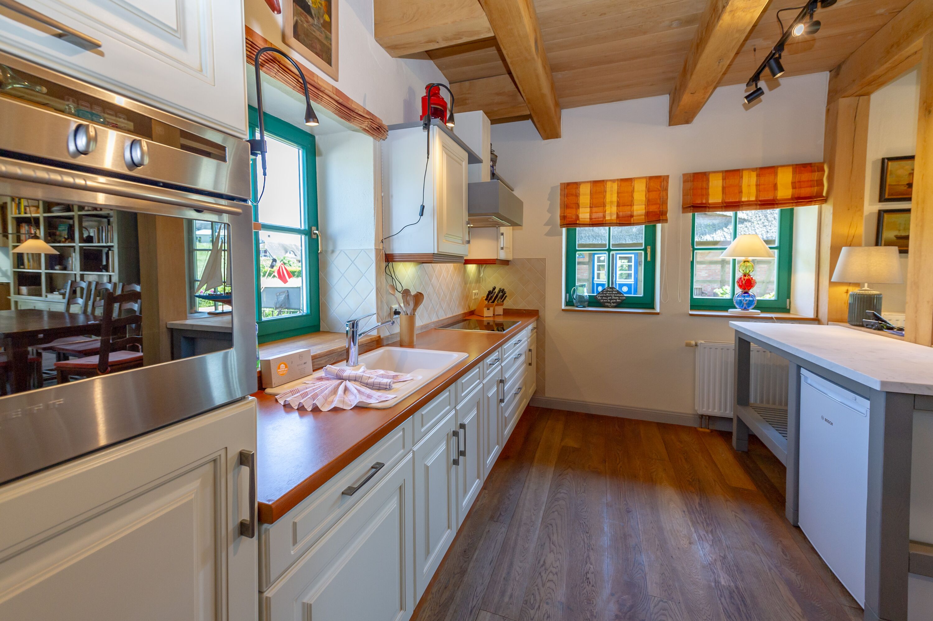 Biohotel: Küche - Fachwerkhäuser Gager