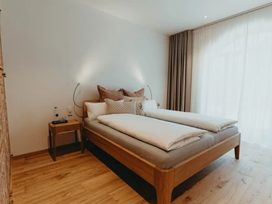 Biohotel: Doppelzimmer mit Terrasse - Biohotel Wildland