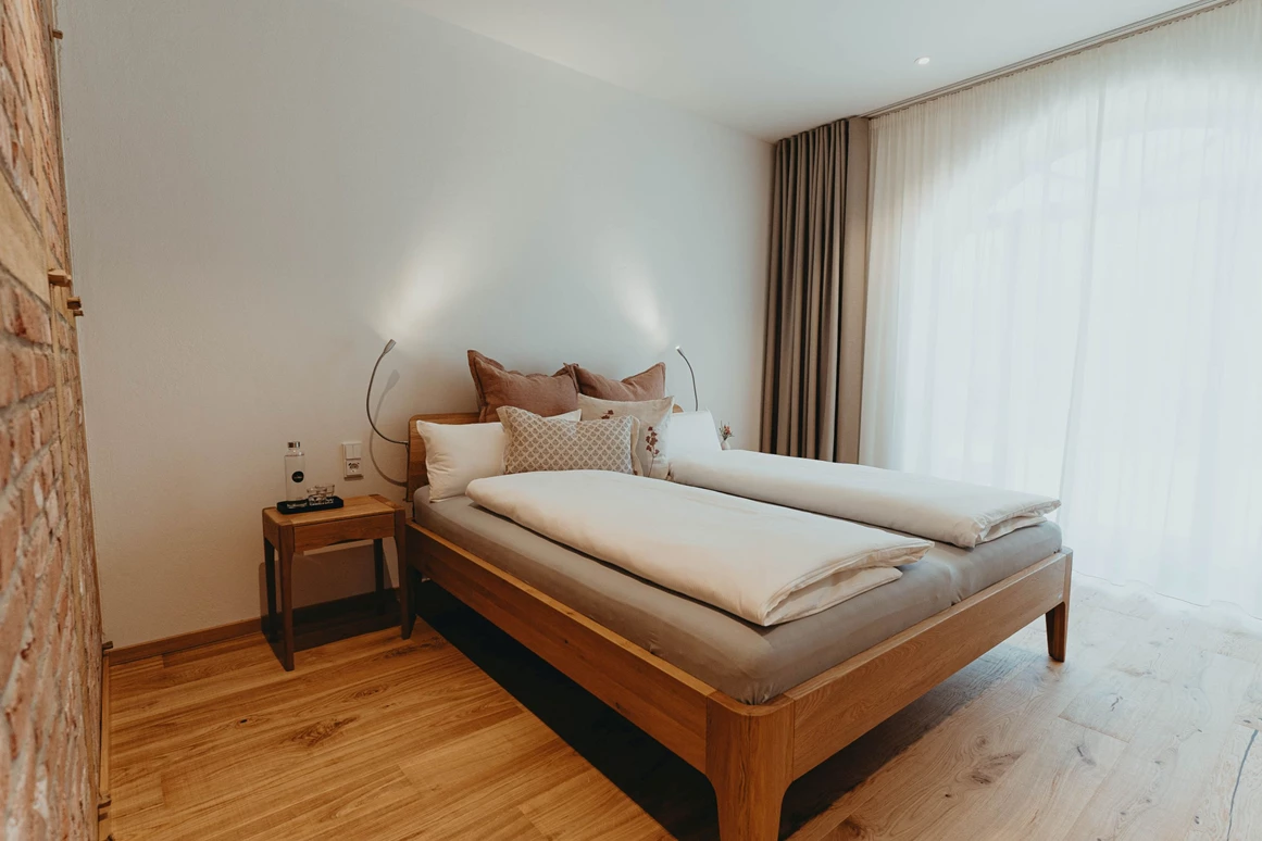 Biohotel: Doppelzimmer mit Terrasse - Biohotel Wildland