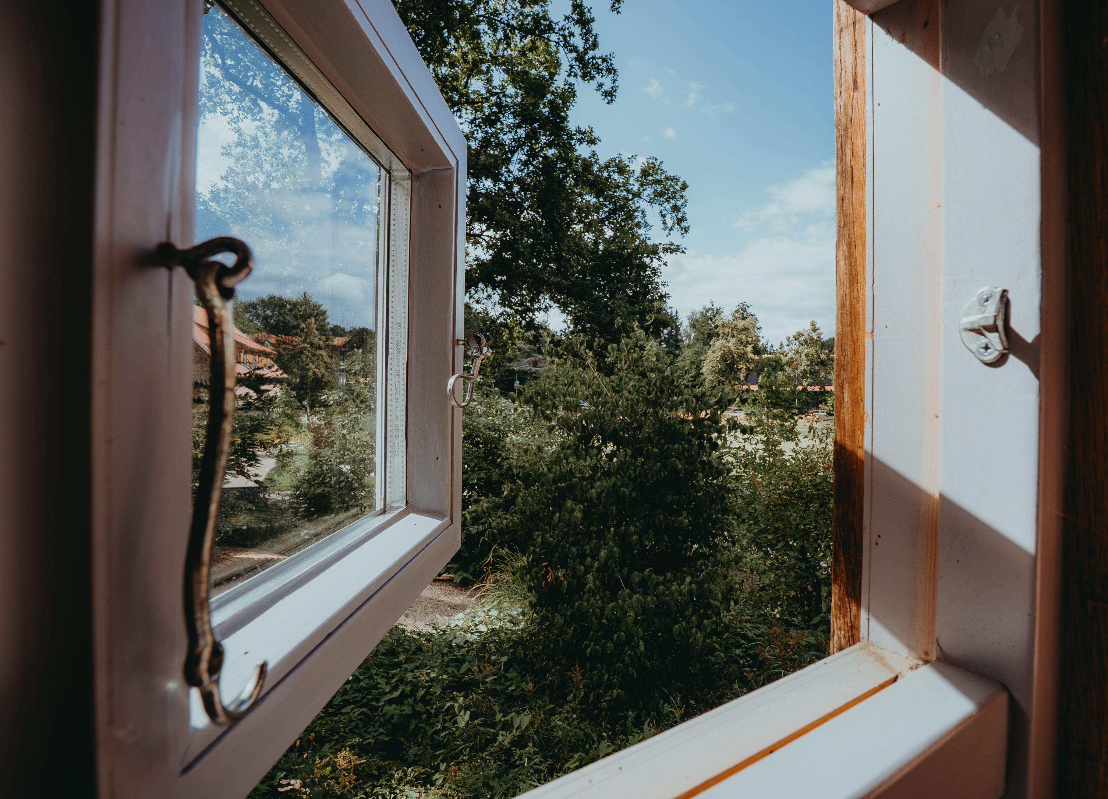 Naturhotel - PLZ 29356 (Deutschland) - Blick aus Fenster - Biohotel Wildland 