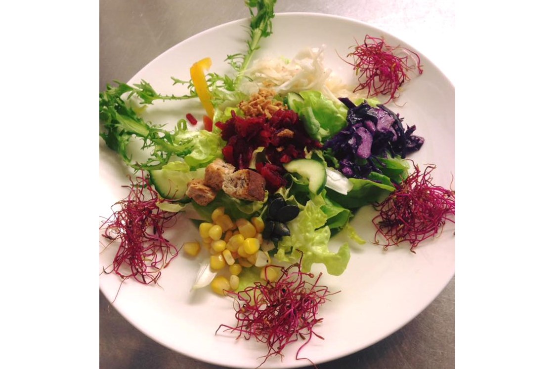 Biohotel: Salate aus der Bioküche - Biohotel Ucliva