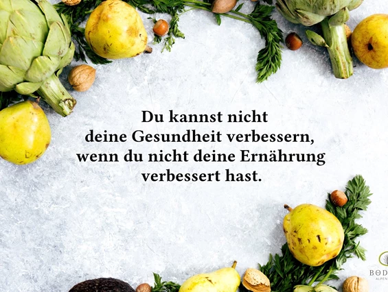 Biohotel: Wir verwenden Produkte aus der Region, ohne belastende Tierhaltung, ohne Suchtmittel, ohne Alkohol, ohne Koffein. - BÖDELE ALPENHOTEL