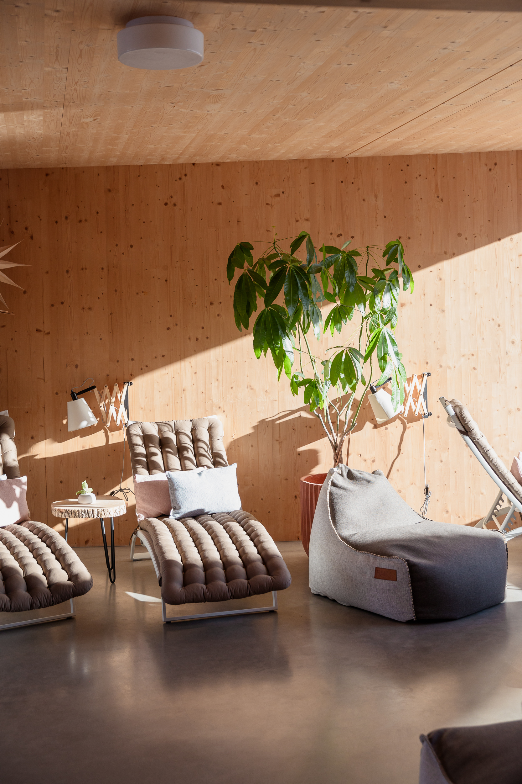 Biohotel: Ruheraum im Wellnessbereich - Ecoquartier biYou