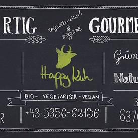 Biohotel: Happy Kuh - das vegetarisch - vegane Gourmetrestaurant im Biohotel Q! Resort - Q! Resort Health & Spa Kitzbühel