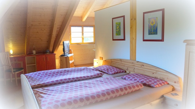 Biohotel: Comfort-Zimmer in der Ferienwohnung - Pension Villa Weissig