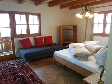 Biohotel: Dreibettzimmer - Katharinas Veganer Naturgasthof