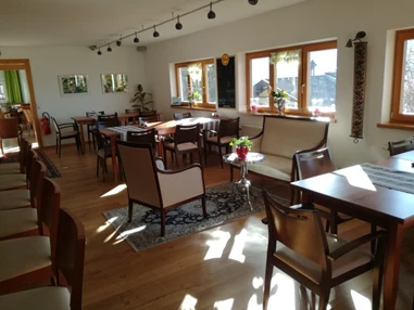 Biohotel: Frühstücksraum - Katharinas Veganer Naturgasthof