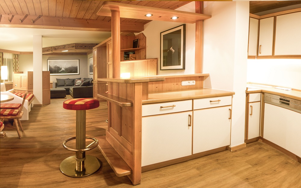 Biohotel: 4-Raum Apartment Küche - The RESI Apartments "mit Mehrwert"