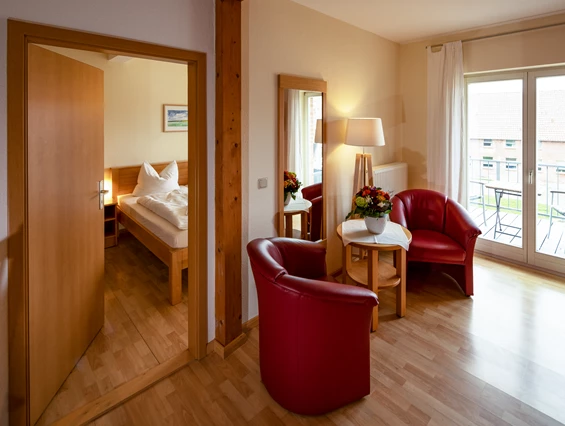 Biohotel: Apartement Pferdsdorf für 2 - Biohotel Stiftsgut Wilhelmsglücksbrunn