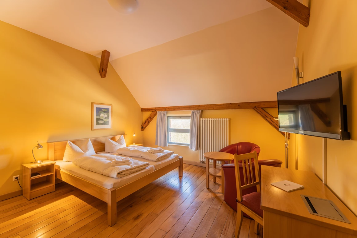 Biohotel: Doppelzimmer - Biohotel Stiftsgut Wilhelmsglücksbrunn