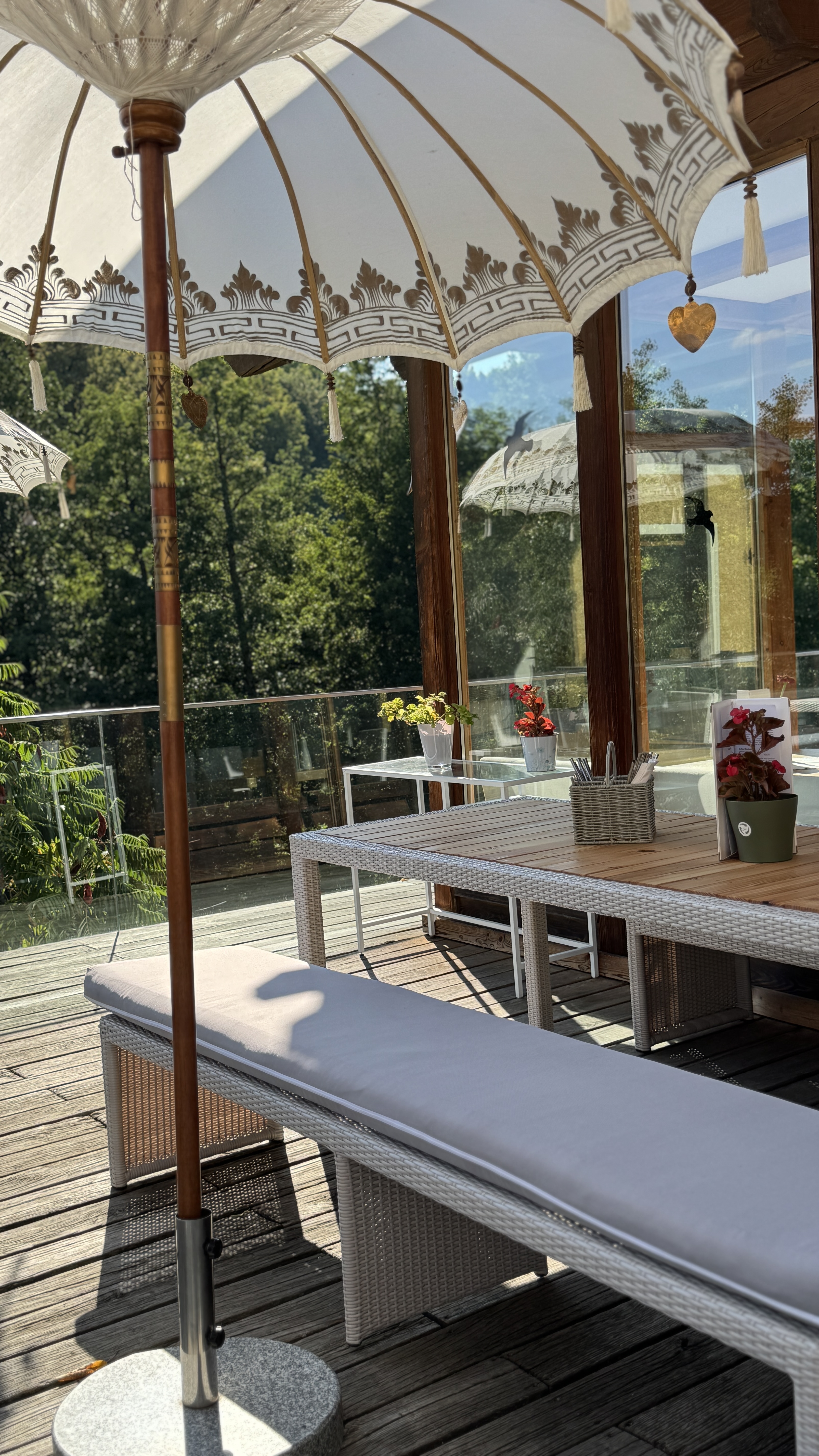 Biohotel: Genuss auf unserer Sonnenterasse im Grünen  - TamanGa Lebensgarten