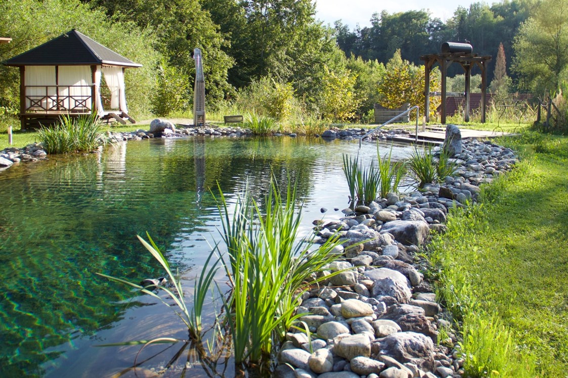 Biohotel: Teichanlage - TamanGa Lebensgarten