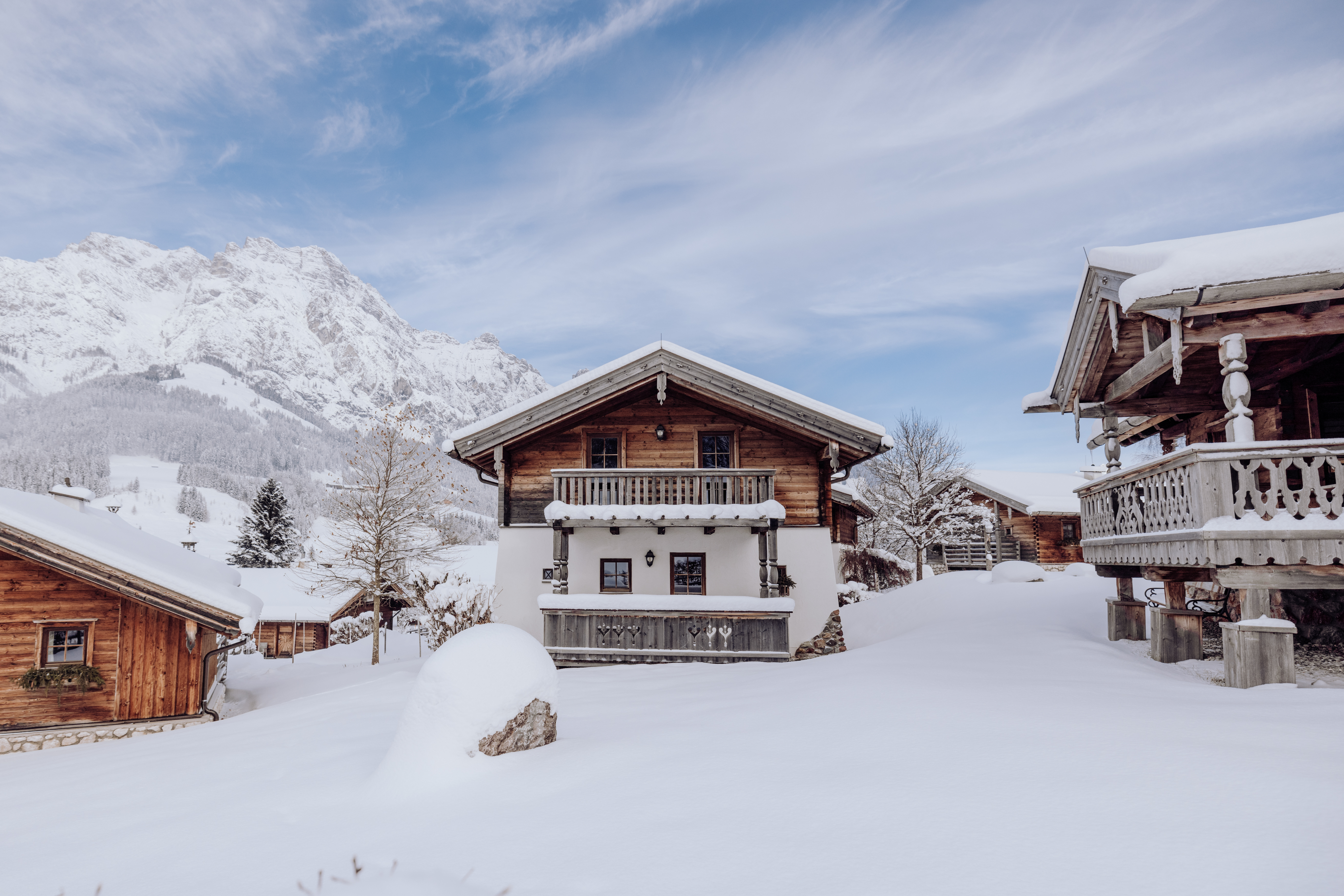 Biohotel: Chaletdorf im Winter - Naturresort PURADIES