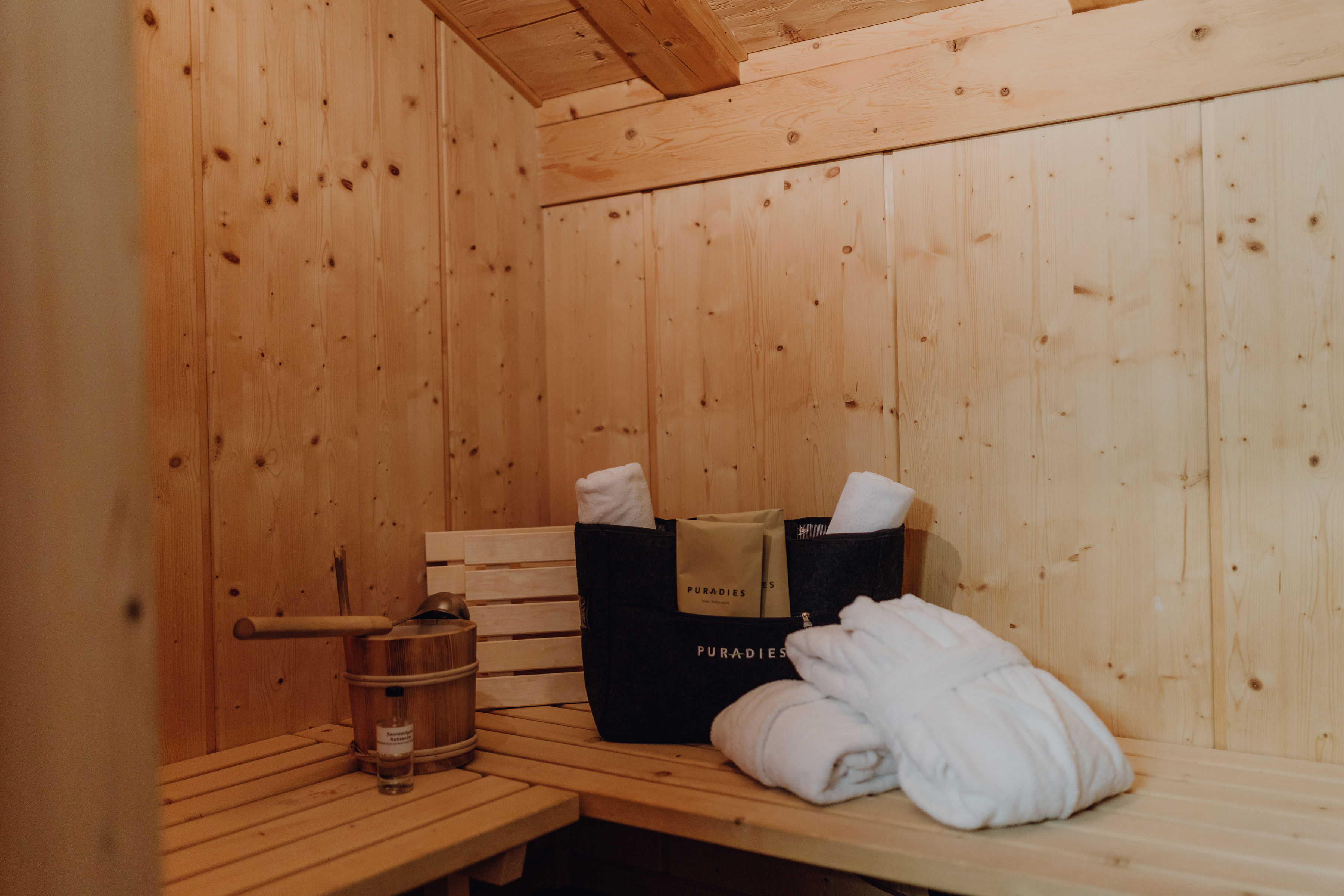 Biohotel: Sauna  Chalet - Naturresort PURADIES
