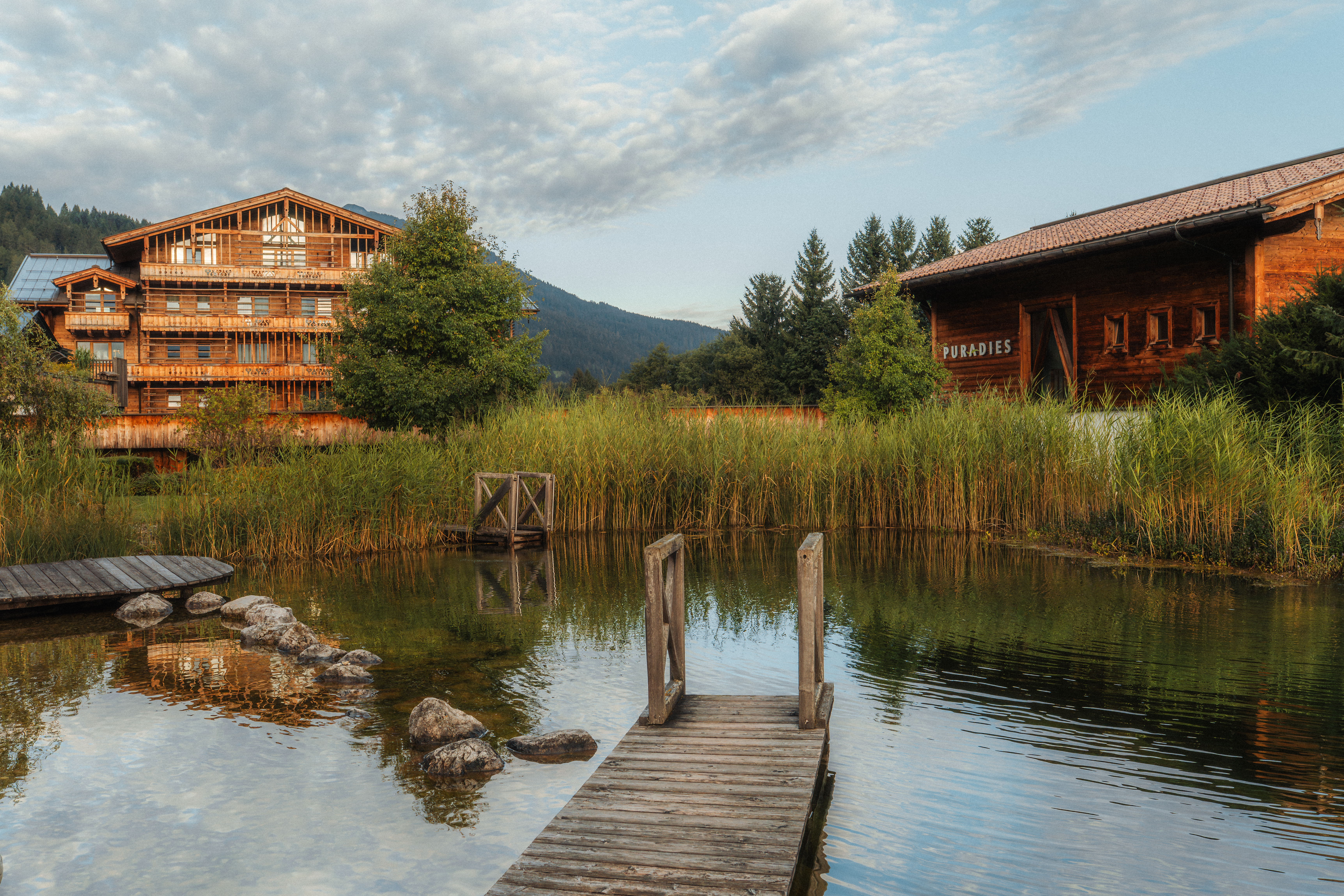 Biohotel: Naturbadeteich - Naturresort PURADIES