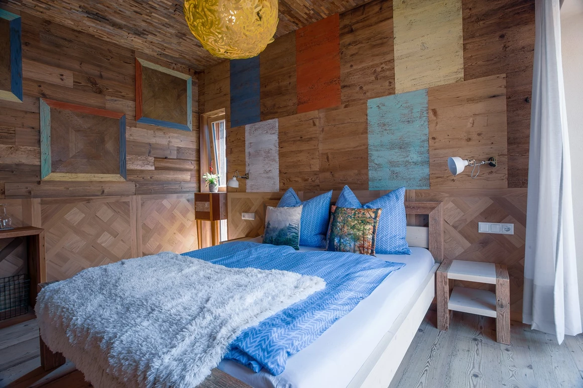 Biohotel: Doppelzimmer Parquet - der baum